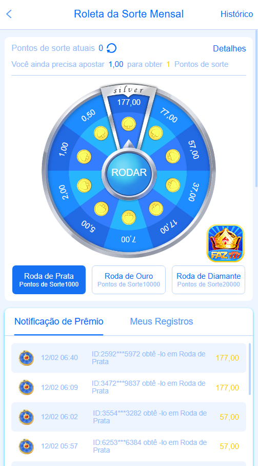 App Mobile faz777.com